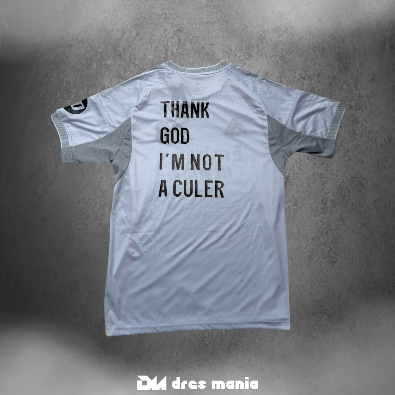 Real Madrid Fan Jersey – "Thank God I am not a Culer"